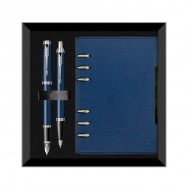 Set Organizator B6 + Stilou + Pix Parker IM Royal Matte Blue CT