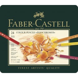 FABER-CASTELL POLYCHROMOS CREIOANE COLORATE 24 CULORI