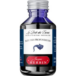 Calimara 100 ml Bleu des Profondeurs Writing - La Perle des Encres Herbin