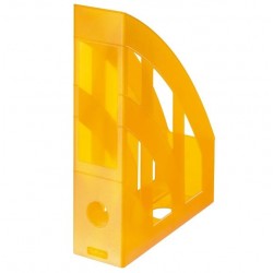 SUPORT DOSARE PLASTIC A4 PORTOCALIU TRANSLUCID