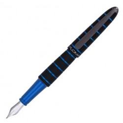 PIX ELOX RING BLACK BLUE EASYFLOW, CORP DIN ALUMINIU, NEGRU/ALBASTRU, ACCESORII DIN ALUMINIU, IN CUTIE CADOU