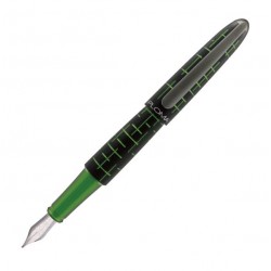 STILOU ELOX MATRIX BLACK GREEN, PENITA M DIN OTEL INOXIDABIL, CORP DIN ALUMINIU, NEGRU/VERDE, ACCESORII DIN ALUMINIU, IN CUTIE CADOU