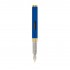 STILOU NEXUS BLUE GOLD, PENITA M DIN AUR 14K, CORP METALIC LACUIT, ALBASTRU, ACCESORII AURII + CALIMARA CERNEALA ALBASTRA, IN CUTIE CADOU