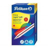 Pix Stick Super Soft, rosu, cutie 12 bucati