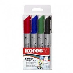 MARKER FLIPCHART 4/SET 3MM KORES