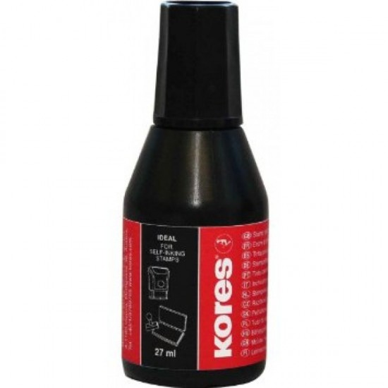 TUS STAMPILA NEGRU 27ML KORES