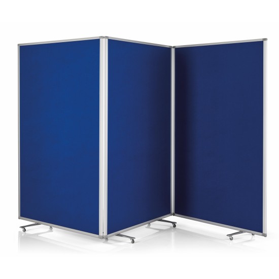 Panou prezentare MAGNETOPLAN mobil PLIABIL, 3*1200x1800x370 mm (3610*1800*370), albastru Panou prezentare MAGNETOPLAN mobil PLIABIL, 3*1200x1800x370 mm (3610*1800*370), albastru