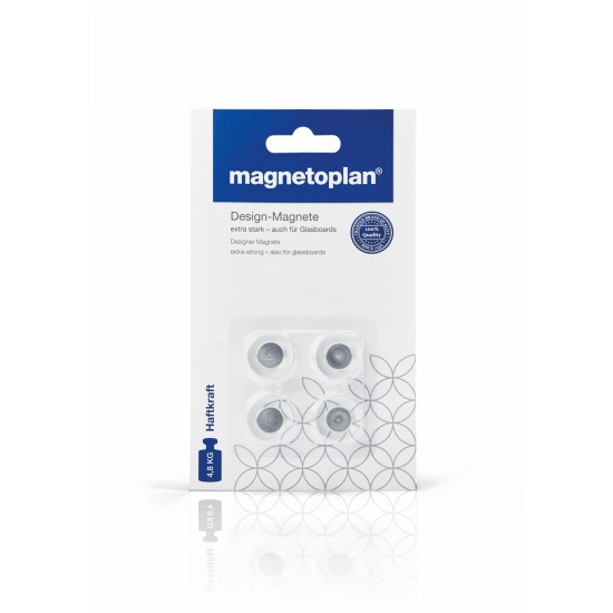Magneti MAGNETOPLAN BRILIANT DESIGN pt GLASSBOARD  20mm, 4 buc/set