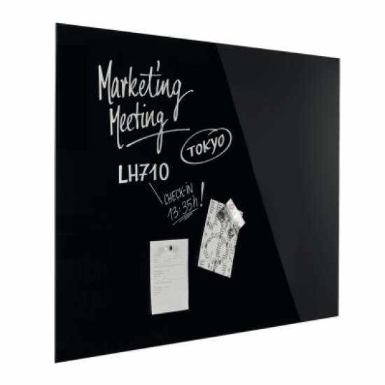 Design Glassboard magnetic MAGNETOPLAN negru 1200*900 mm Design Glassboard magnetic MAGNETOPLAN negru 1200*900 mm