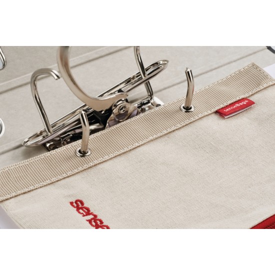 ETUI SenseBag cu fermoar si perforatii crÃ¨me