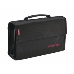 ETUI Sensebag pentru 72 instrumente de scris negru