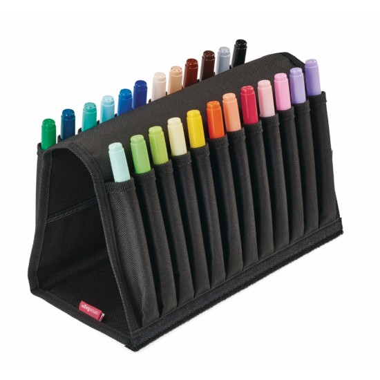 ETUI Sensebag pentru 24 instrumente de scris negru