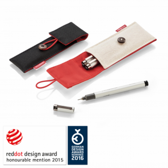 ETUI Sensebag pentru 3 instrumente de scris creme