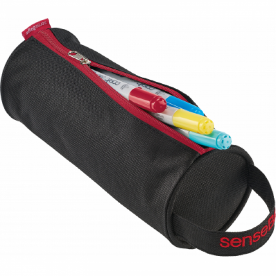 PENAR SenseBag negru"<p>Penar din gama SenseBag din poliester negru de calitate foarte buna, fermoar rosu</p>