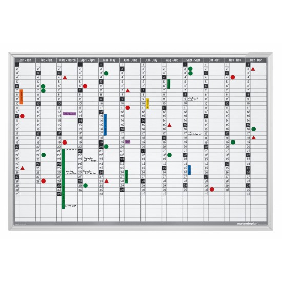 Planner MAGNETOPLAN anual PERMANENT 925x625 mm