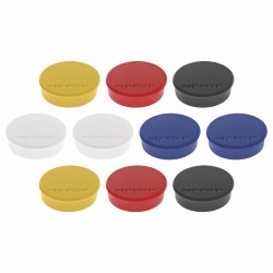 Magneti MAGNETOPLAN Discofix HOBBY  25 mm, asortate 10 buc/set