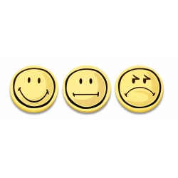 Carduri comunicare MAGNETOPLAN Smiley pozitiv, 100 buc/set