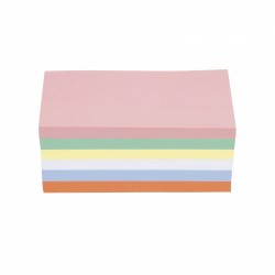 Carduri comunicare MAGNETOPLAN dreptunghiulare 200x100 mm, 500 buc/set, 6 culori asortate