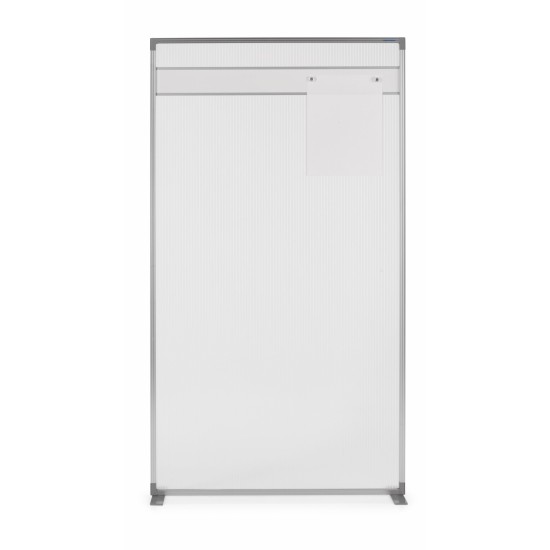 Panou despartitor MAGNETOPLAN acrilic, 1800x1000x500 mm si banda magnetica