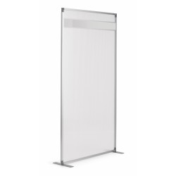 Panou despartitor MAGNETOPLAN acrilic, 1800x1000x500 mm si banda magnetica