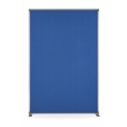 Panou despartitor MAGNETOPLAN textil, 1800x1250x500 mm, albastru