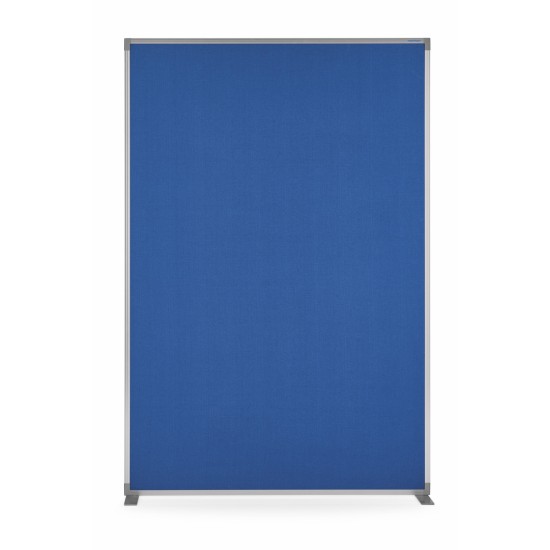Panou despartitor MAGNETOPLAN textil, 1800x1250x500 mm, albastru