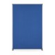 Panou despartitor MAGNETOPLAN textil, 1800x1250x500 mm, albastru