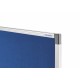 Panou despartitor MAGNETOPLAN textil, 1800x1250x500 mm, albastru