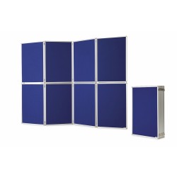Panou prezentare MGN pliabil, 8*905x610x80 mm, albastru (si geanta transport)