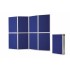 Panou prezentare MGN pliabil, 8*905x610x80 mm, albastru (si geanta transport)