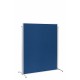 Panou prezentare MAGNETOPLAN mobil 1200 x 1500 mm, rama aluminiu, dubla fata albastra