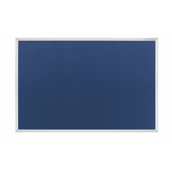Panou textil MAGNETOPLAN SP rama aluminiu, 1200 x 900 mm, albastru