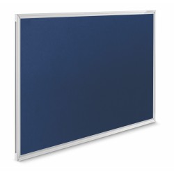 Panou textil MAGNETOPLAN SP rama aluminiu, 1200 x 900 mm, albastru