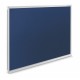 Panou textil MAGNETOPLAN SP rama aluminiu, 1200 x 900 mm, albastru