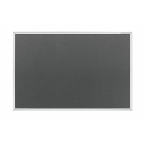 Panou textil MAGNETOPLAN SP rama aluminiu, 1200 x 900 mm, gri Panou textil MAGNETOPLAN SP rama aluminiu, 1200 x 900 mm, gri