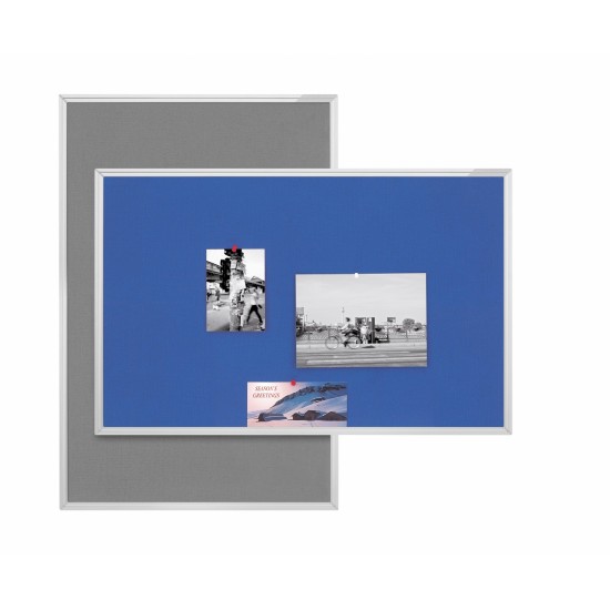 Panou textil MAGNETOPLAN SP rama aluminiu, 1200 x 900 mm, gri Panou textil MAGNETOPLAN SP rama aluminiu, 1200 x 900 mm, gri
