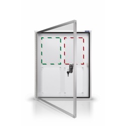 Avizier de exterior magnetic MAGNETOPLAN CC 4*A4, 540x680 mm