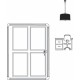 Avizier de interior pluta MAGNETOPLAN SP 6*A4, 800x680 mm