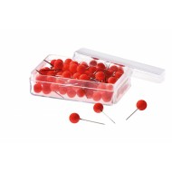 Ace cu maner MAGNETOPLAN ROSU 100 buc / cutie