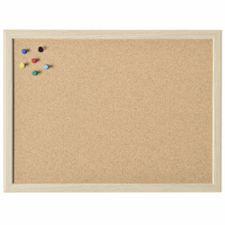 Panou pluta MAGNETOPLAN 800 x 600 mm, rama lemn