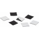 Patratele magnetice MAGNETOPLAN Takkis 20x20x0.75mm, 60 buc/set