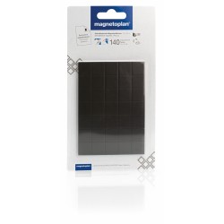 Patratele magnetice MAGNETOPLAN Takkis 15x15x0.75mm, 140 buc/set