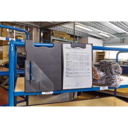 Clipboard magnetic MAGNETOPLAN dublu, negru