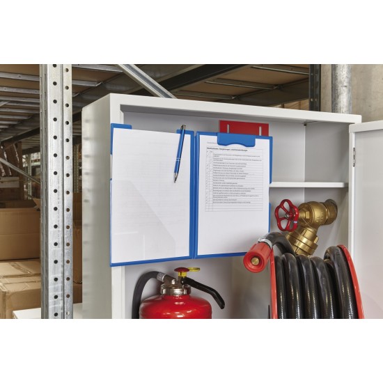 Clipboard magnetic MAGNETOPLAN dublu, albastru