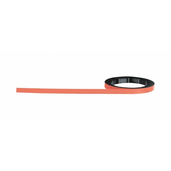 Banda magnetica MAGNETOPLAN portocaliu 1000 x 5 mm