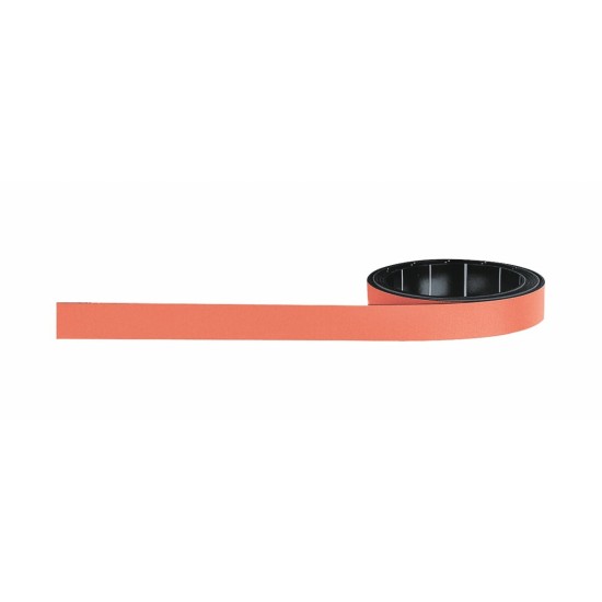 Banda magnetica MAGNETOPLAN portocaliu 1000 x 10 mm