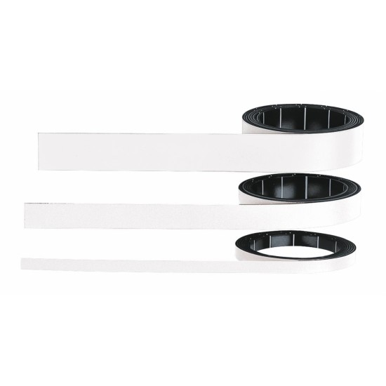 Banda magnetica MAGNETOPLAN alba 1000 x 10 mm