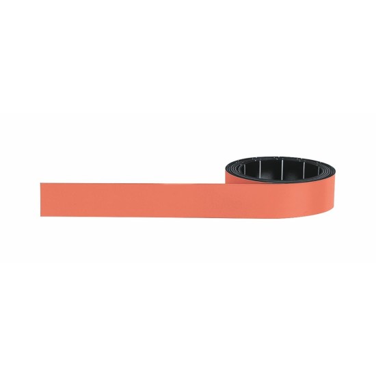 Banda magnetica MAGNETOPLAN portocaliu 1000 x 15 mm