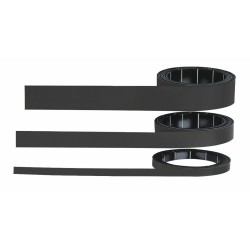 Banda magnetica MAGNETOPLAN negru 1000 x 15 mm