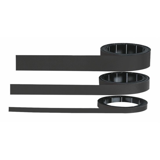 Banda magnetica MAGNETOPLAN negru 1000 x 15 mm